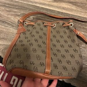 Dooney bucket purse.